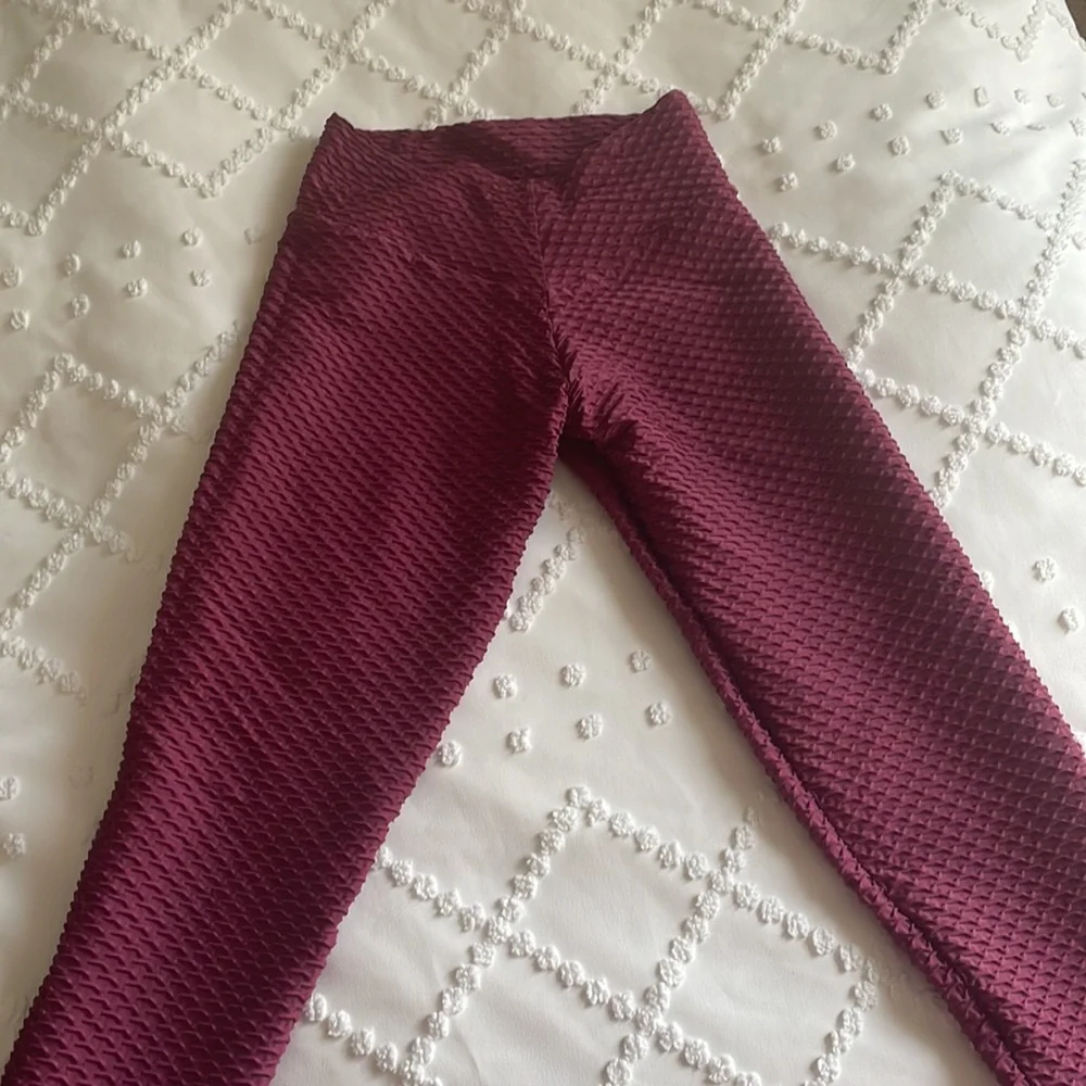 Booty By Brabants Croco Burnt Rose Leggings - Picture 6 of 7